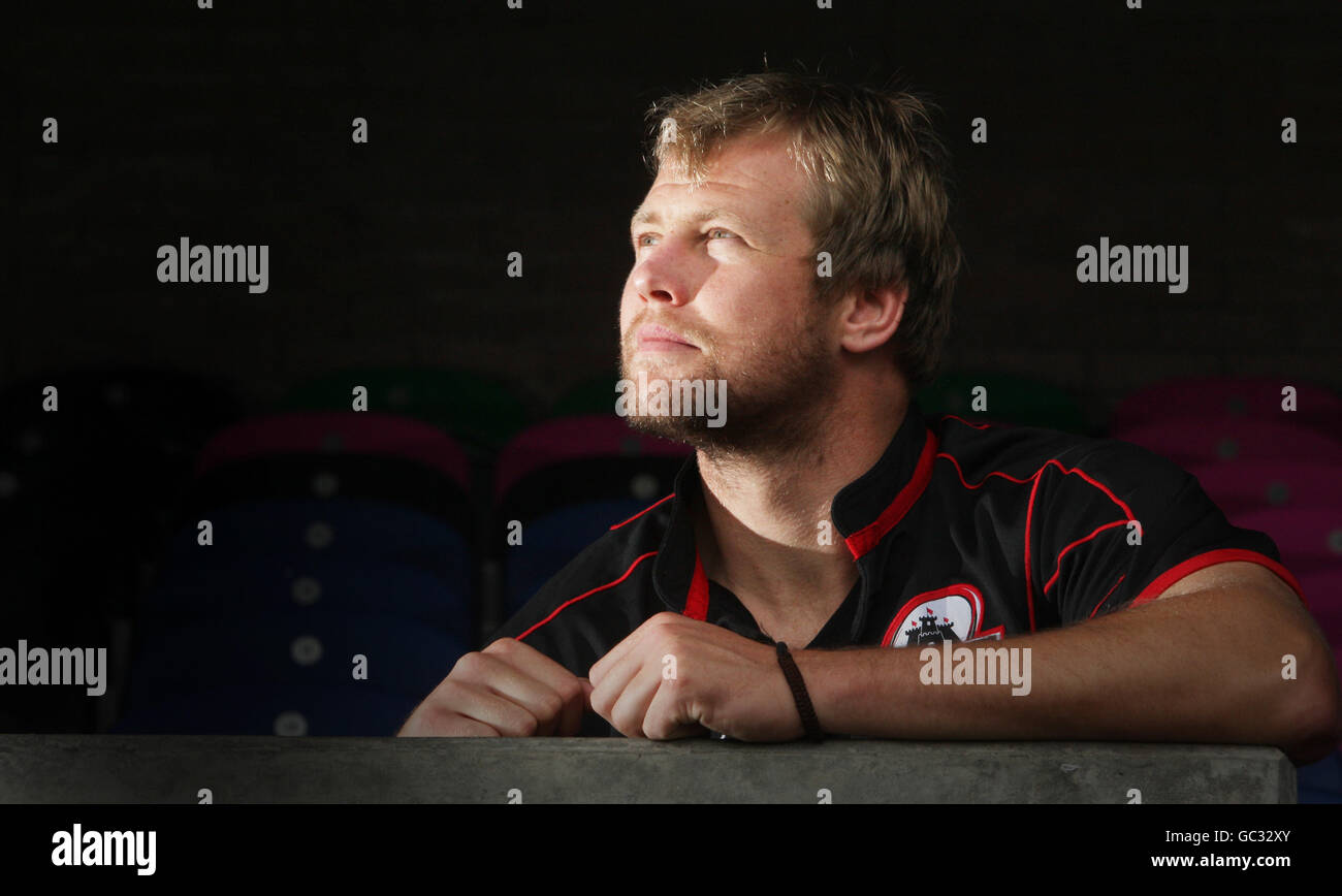 Rugby union edinburgh rugby photocall murrayfield hi-res stock ...