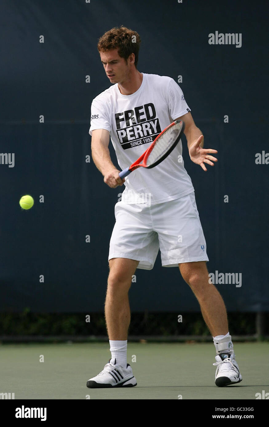 Us open practice courts hi res stock photography and images Alamy