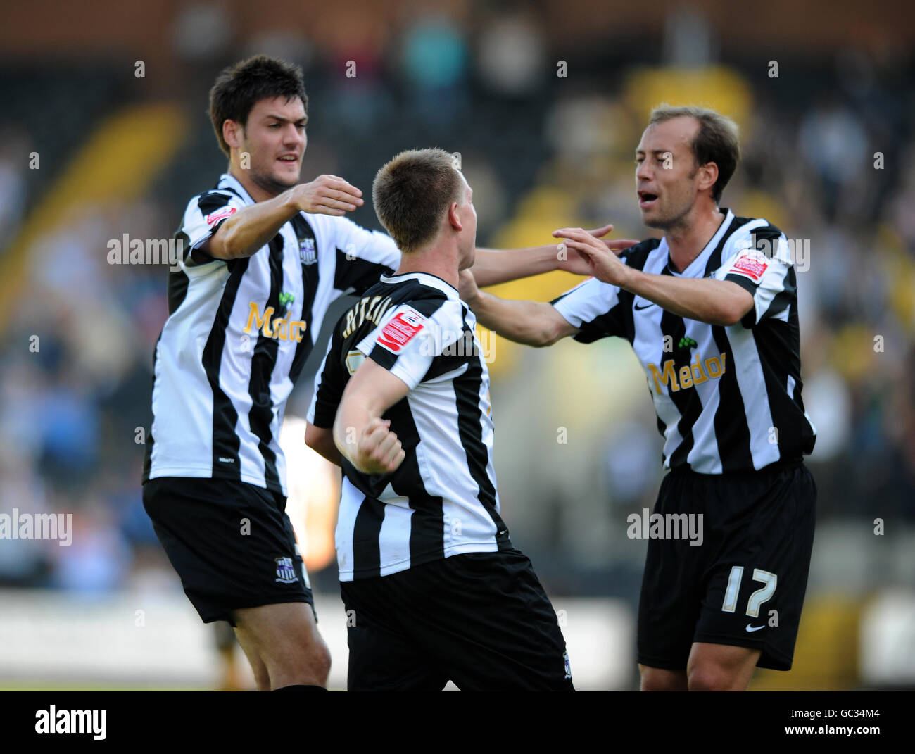Soccer coca cola football league two notts county northampton town lane