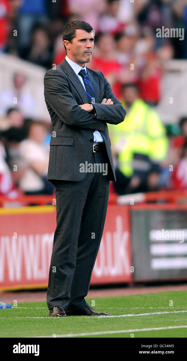 Ipswich Town's Manager Roy Keane Stands Dejected As His Side Concede ...