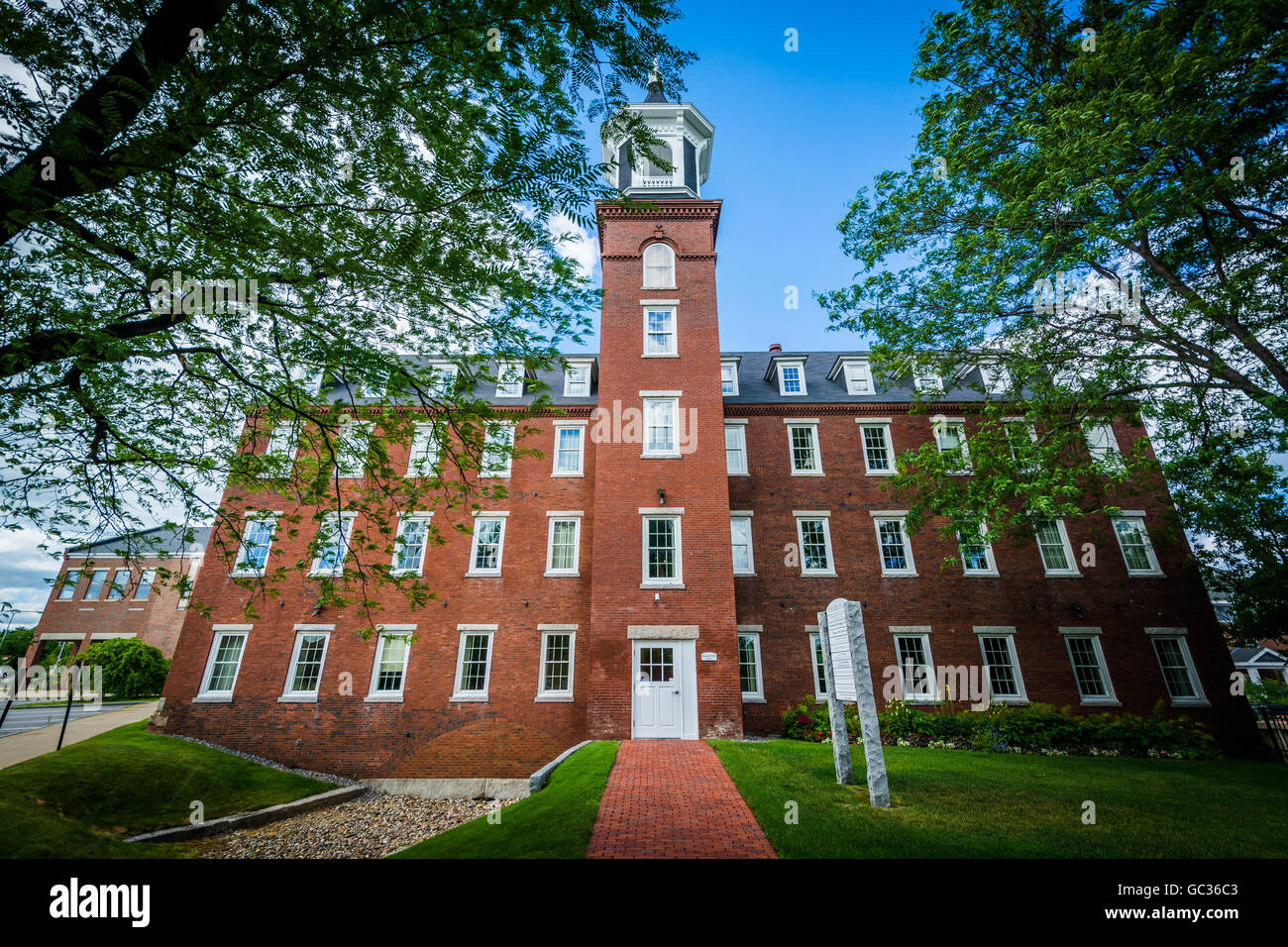 The Busiel Mill Building, in Laconia, New Hampshire Stock Photo Alamy