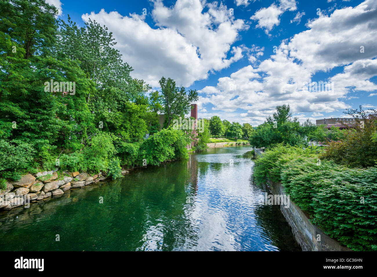 The Winnipesaukee River, in Laconia, New Hampshire Stock Photo Alamy