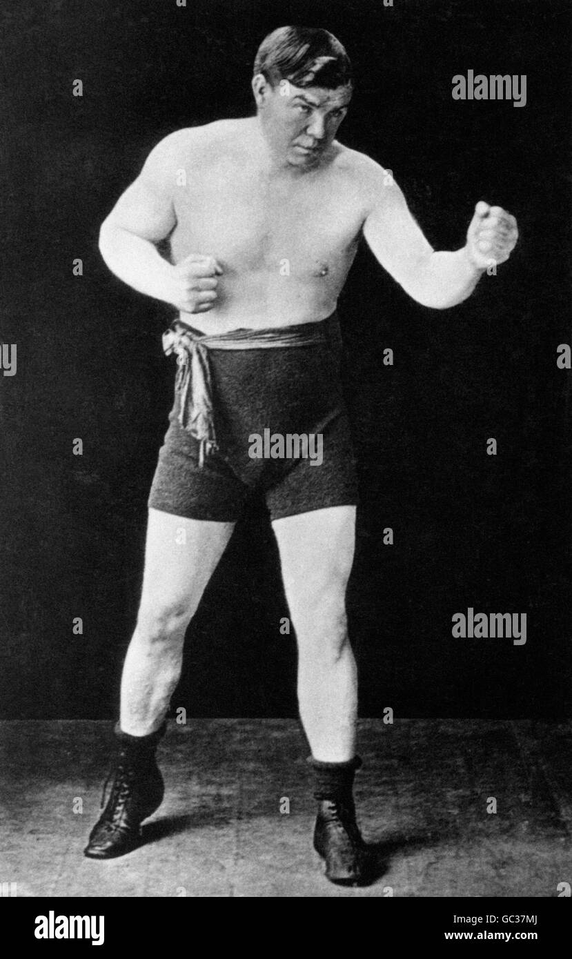 Boxing - Heavyweight - Matthew 'Nutty' Curran. Petty Officer Matthew 'Nutty' Curran, Irish heavyweight boxer. Stock Photo