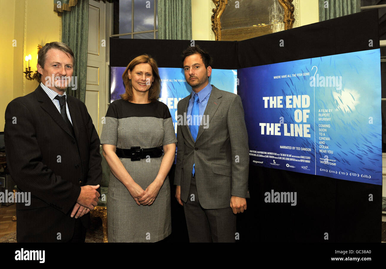 The Prime Ministers Wife Sarah Brown And Chris Gorell Barnes Stock