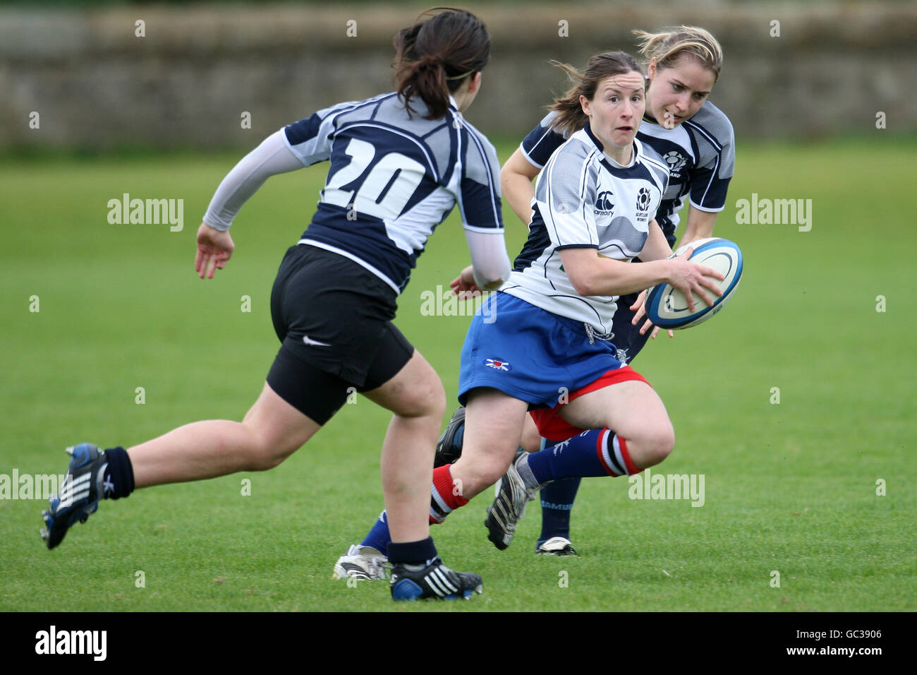 Lucy millard in action from womens game lions v cougars hires stock