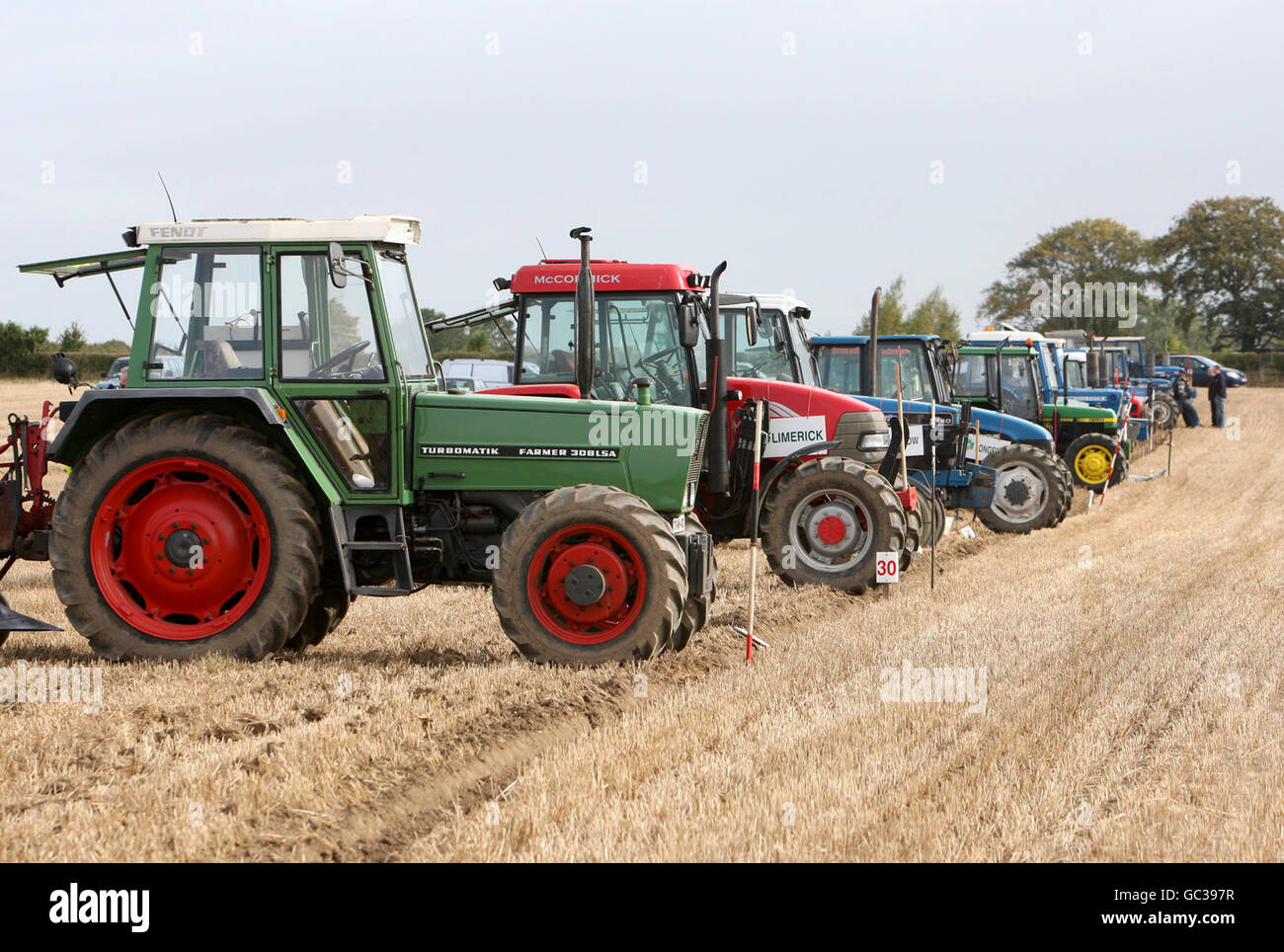 People taking part in the National Ploughing championships in Athy, Co Kildare. Stock Photo