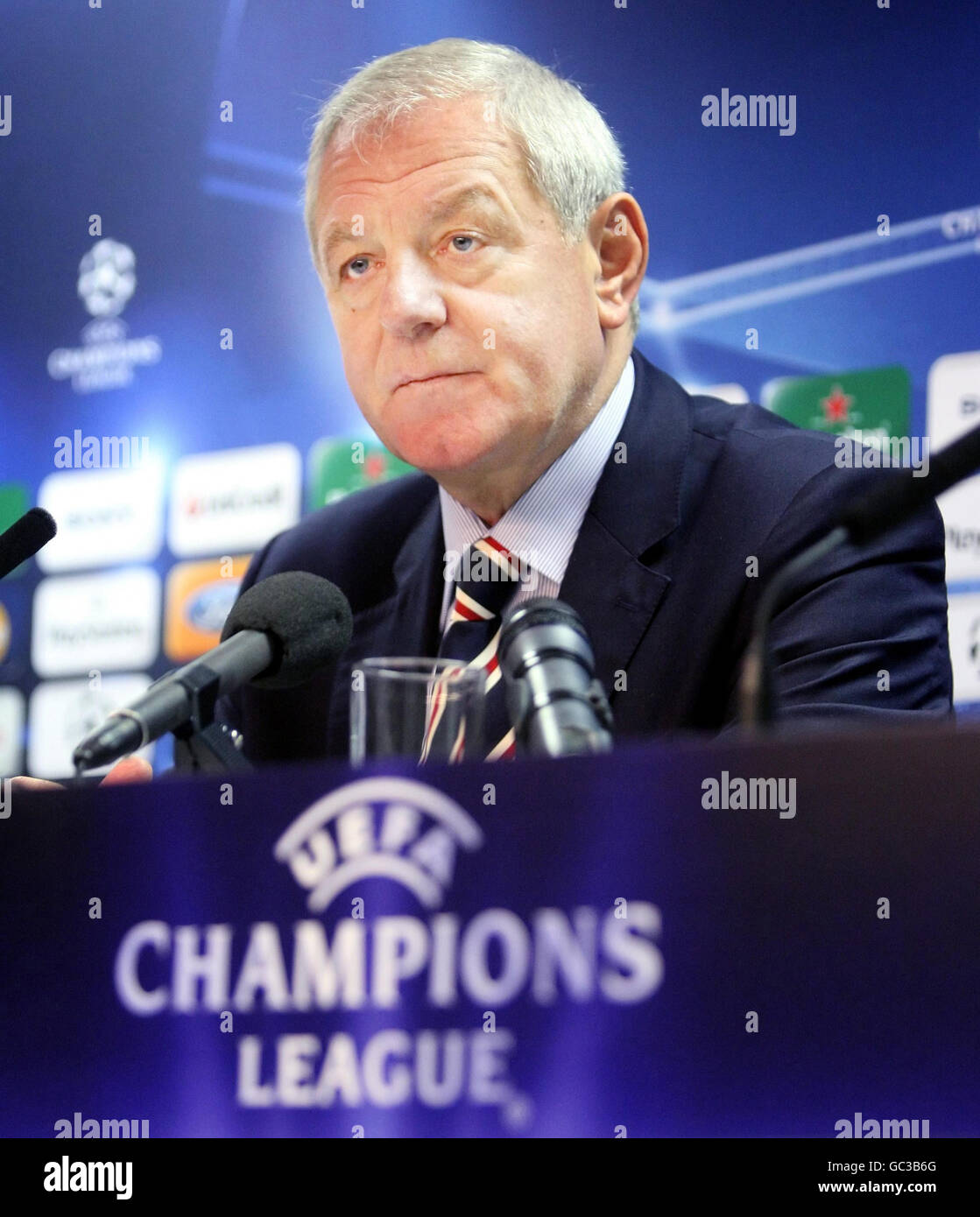 Rangers manager Walter Smith during the Press Conference at Ibrox