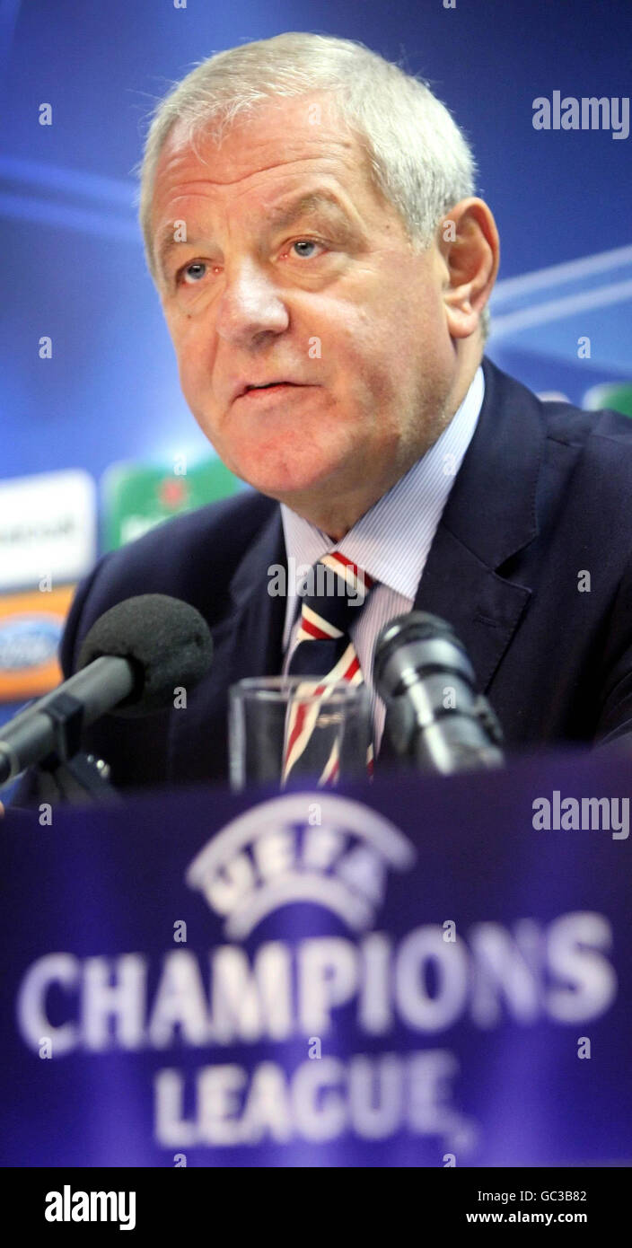Rangers manager Walter Smith during a Press Conference at Ibrox