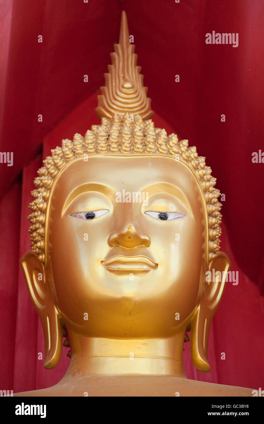 Buddha statue in the Big Buddha temple, Po Phut, Koh Samui, Surat Thani Province, Thailand, Asia
