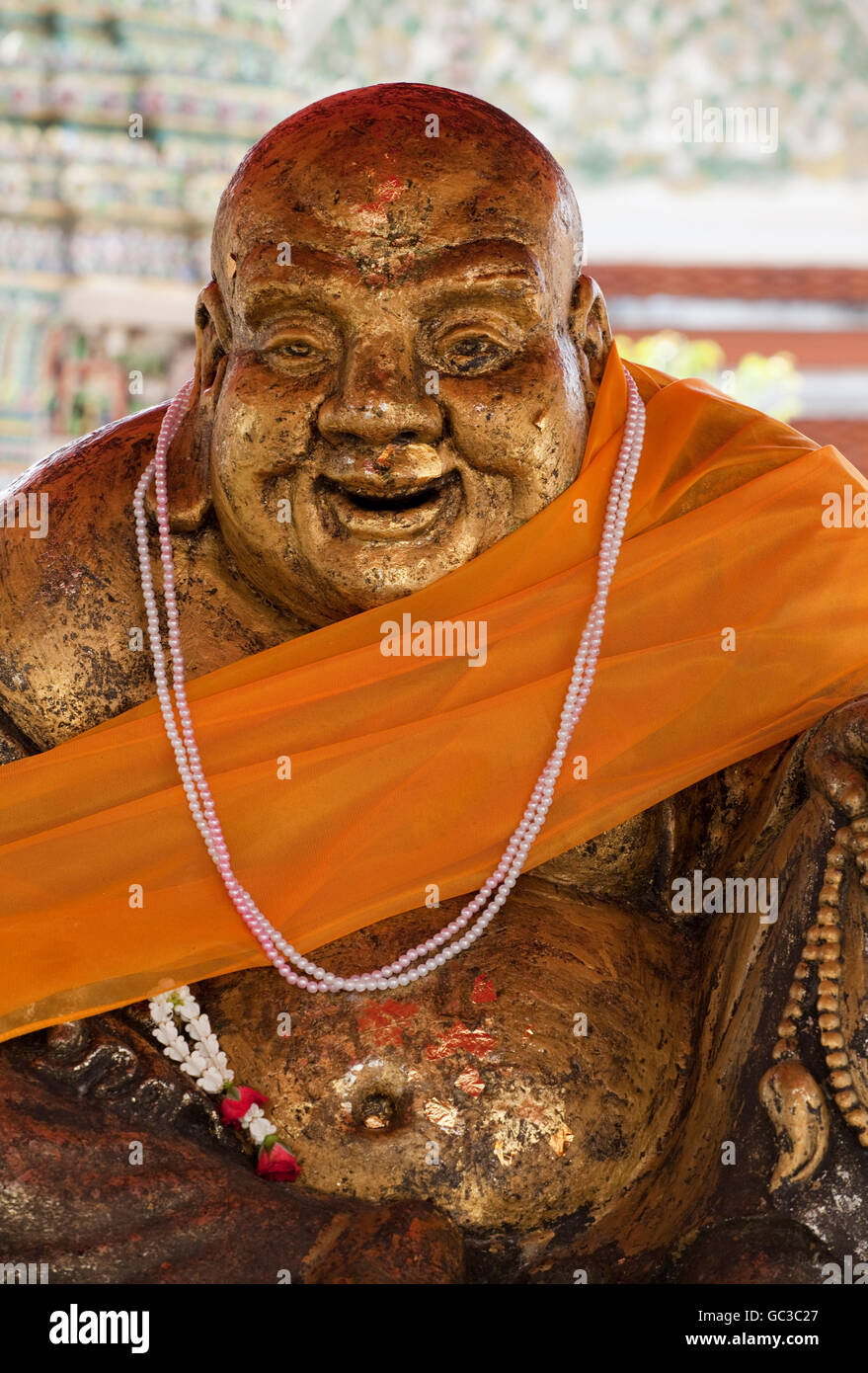 Buddha statue, Wat Po Temple, Bangkok, Thailand, Asia Stock Photo