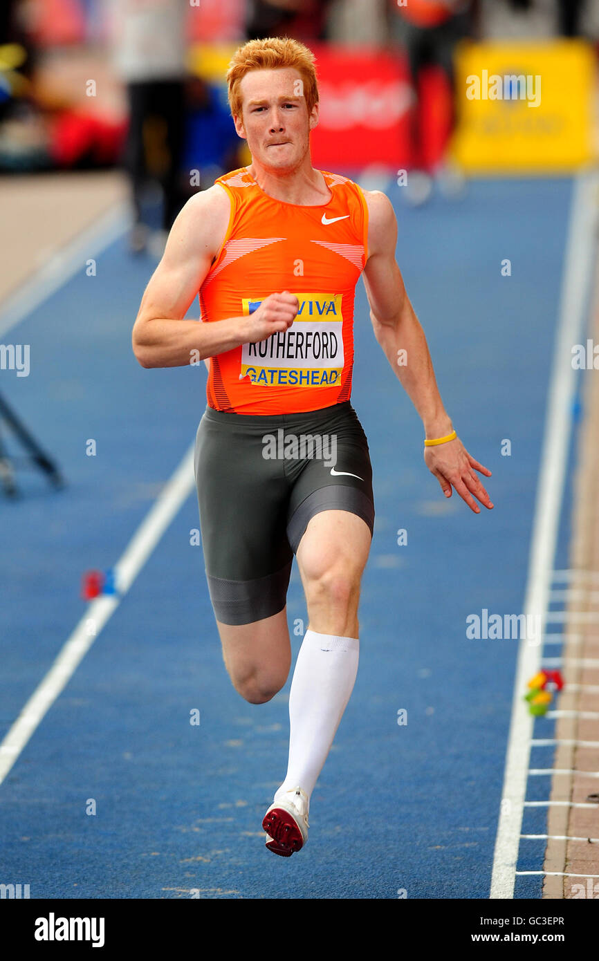 Great Britain's Greg Rutherford during the Men's Long Jump Stock Photo ...