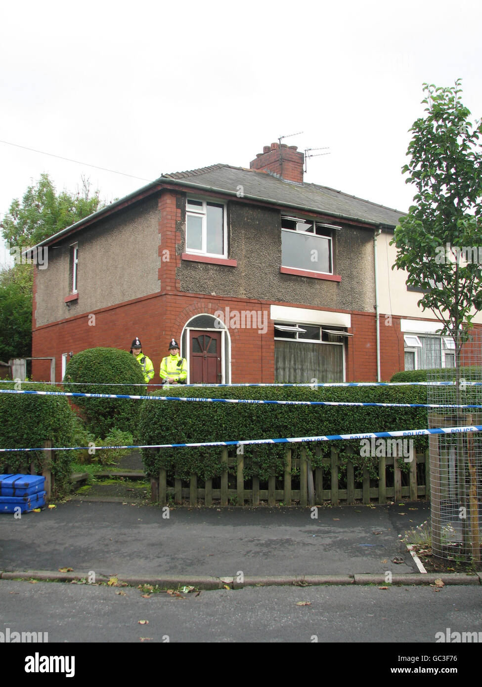 The house on Darley Avenue, Farnworth, Bolton, where a man and a woman