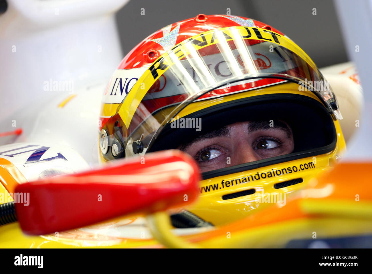 Formula One Motor Racing - Italian Grand Prix - Practice Day - Monza Stock Photo