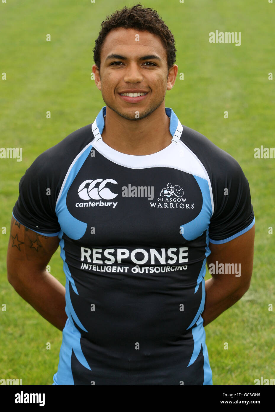 Rugby Union Glasgow Warriors Team Photocall Whitecraigs Rugby Club Stock Photo Alamy