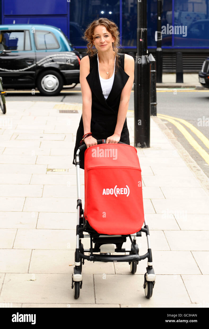 Bugaboo announces partnership with (RED). Leah Wood at the launch of Bugaboo's new association with RED. Stock Photo