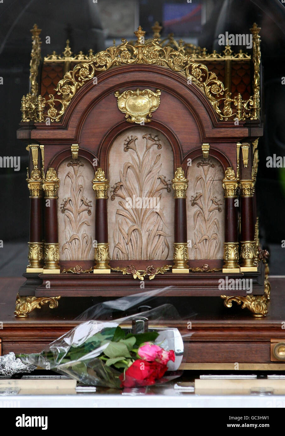 St Therese of Lisieux relics on tour Stock Photo Alamy