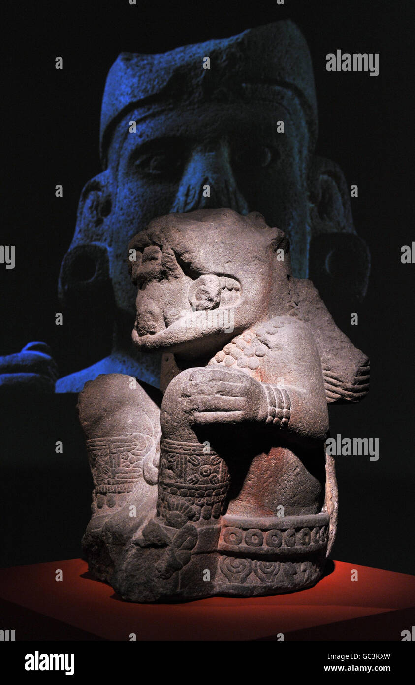 Moctezuma exhibition at the British Museum Stock Photo