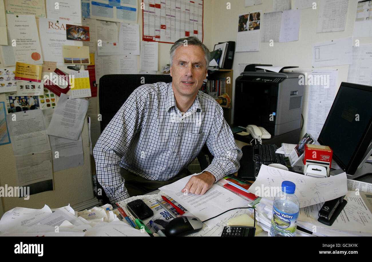 MP for Wirral West, Stephen Hesford - at his constituency office in Upton, Wirral - who has stepped down over Attorney General Baroness Scotland's breach of immigration law. Stock Photo