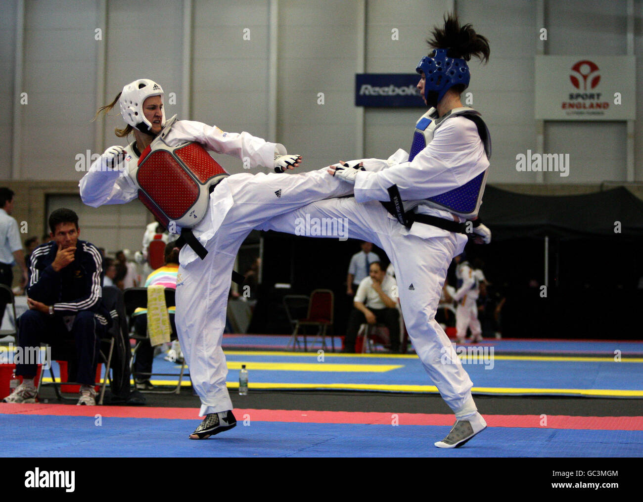 Taekwondo - British International Taekwondo Open - National Squash Centre  Stock Photo - Alamy