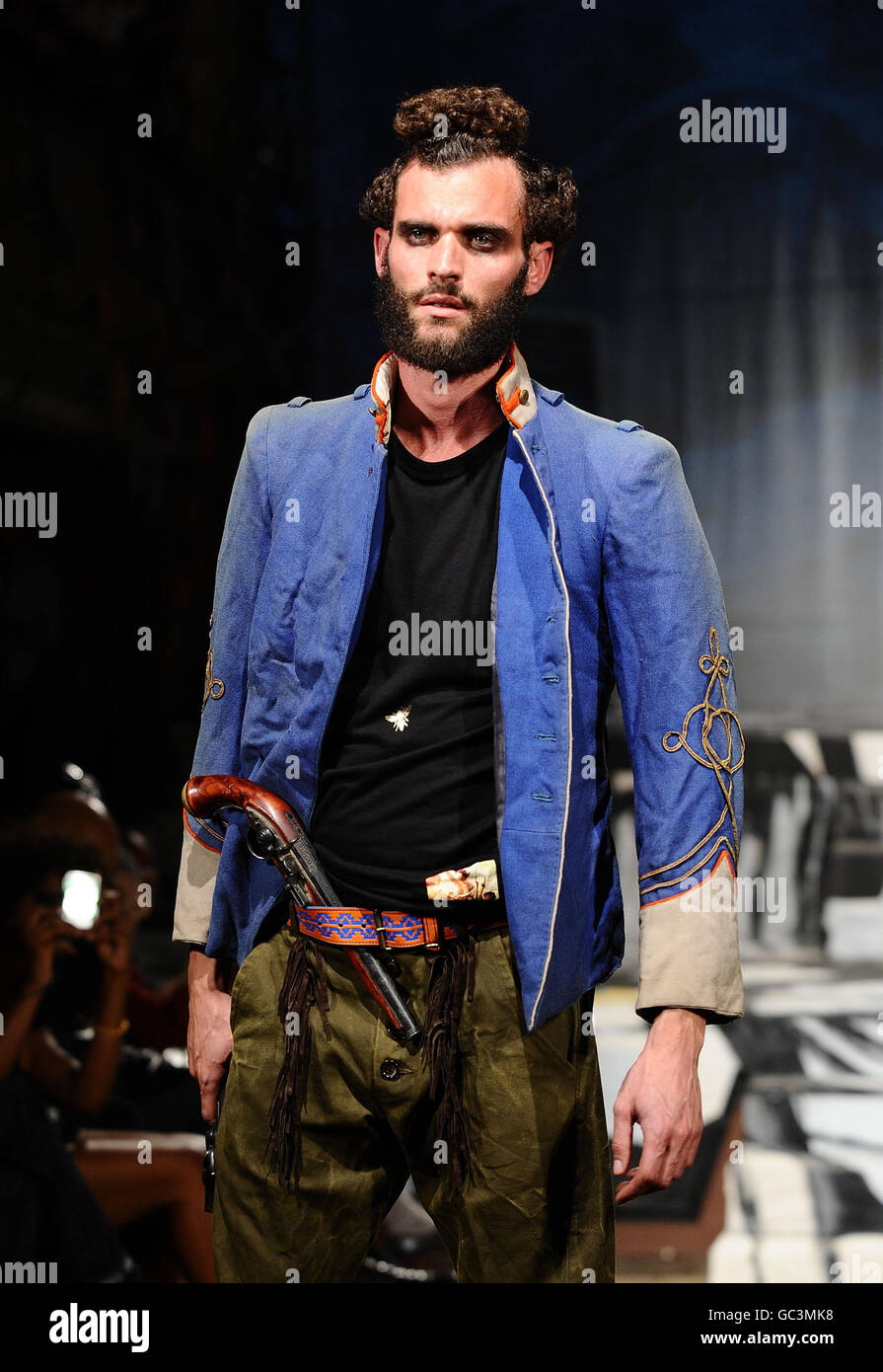 A model on the catwalk for the A Child Of The Jago fashion show at the ...