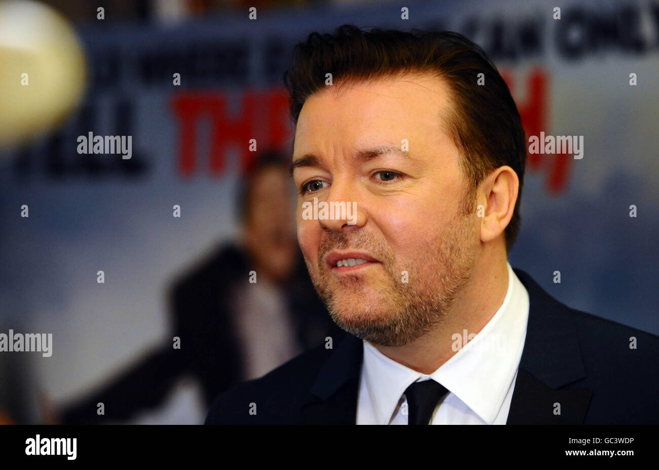 Ricky Gervais at a gala screening of Ricky Gervais's new film The