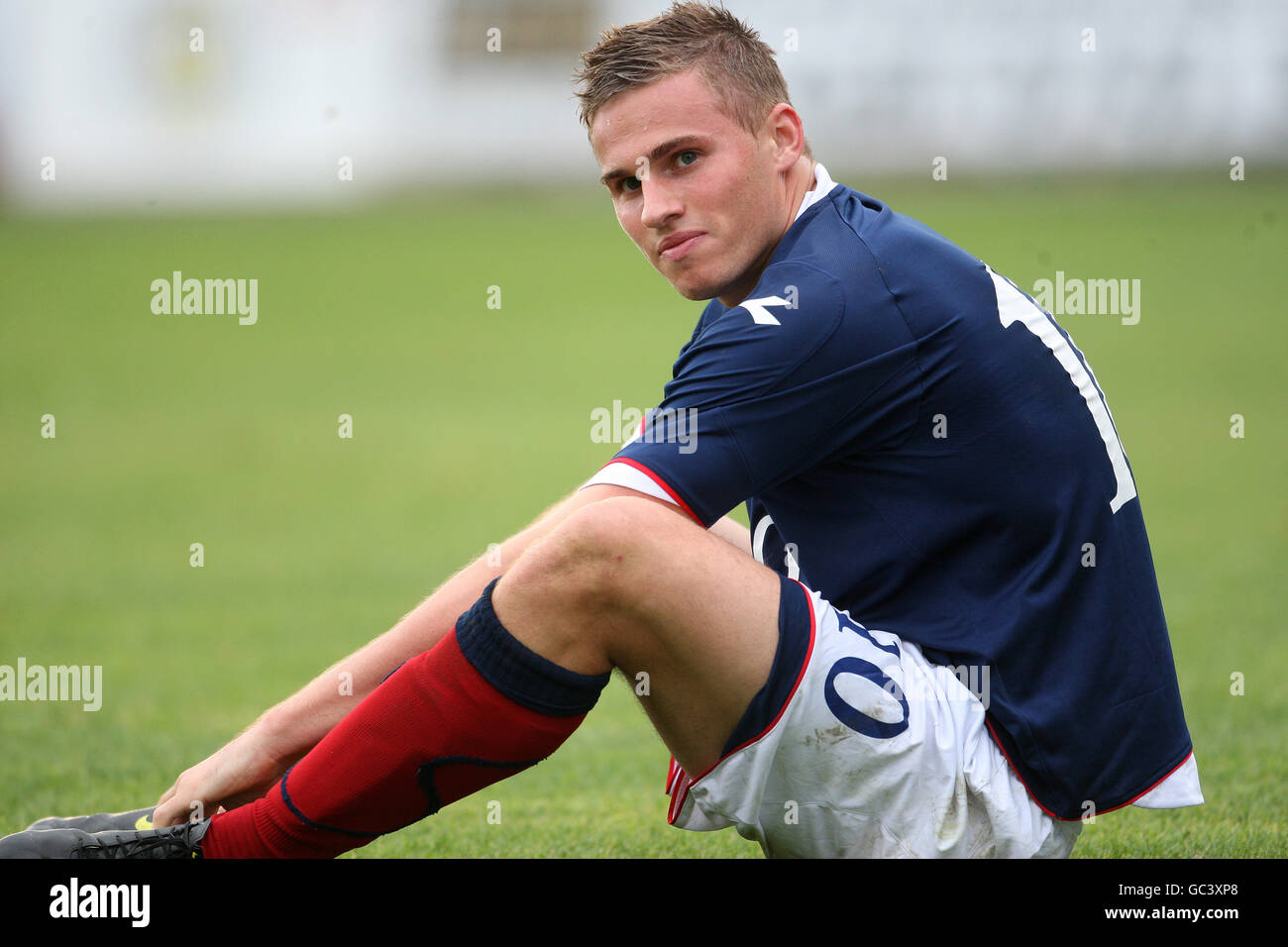 Soccer - UEFA European Under 21 Championship - Scotland v Belarus - St Mirren Park Stock Photo