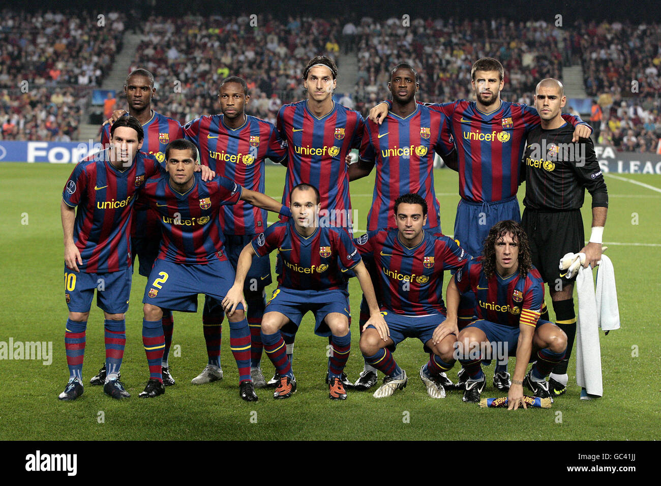 Soccer - UEFA Champions League - Group F - Barcelona v Dynamo Kiev - Nou  Camp Stock Photo - Alamy