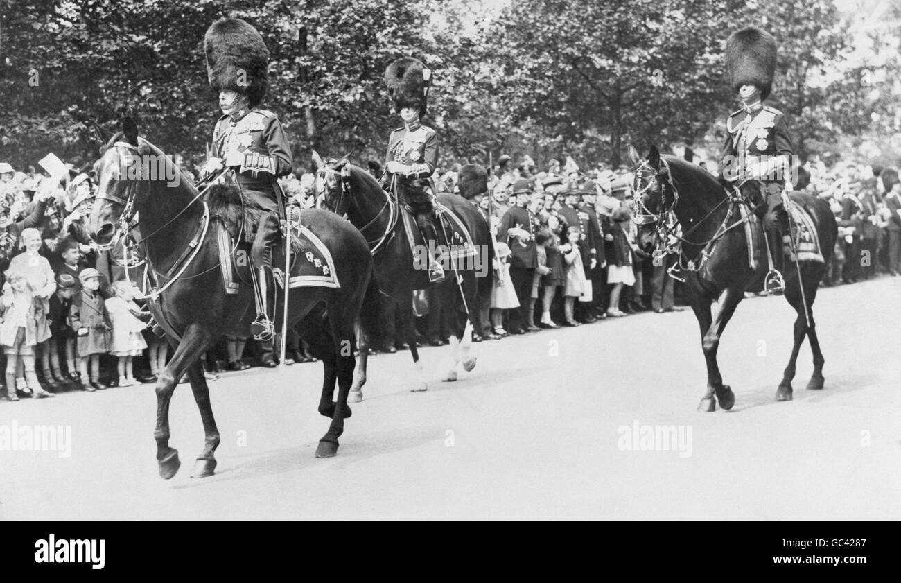 Royalty - Trooping the Colour - London Stock Photo