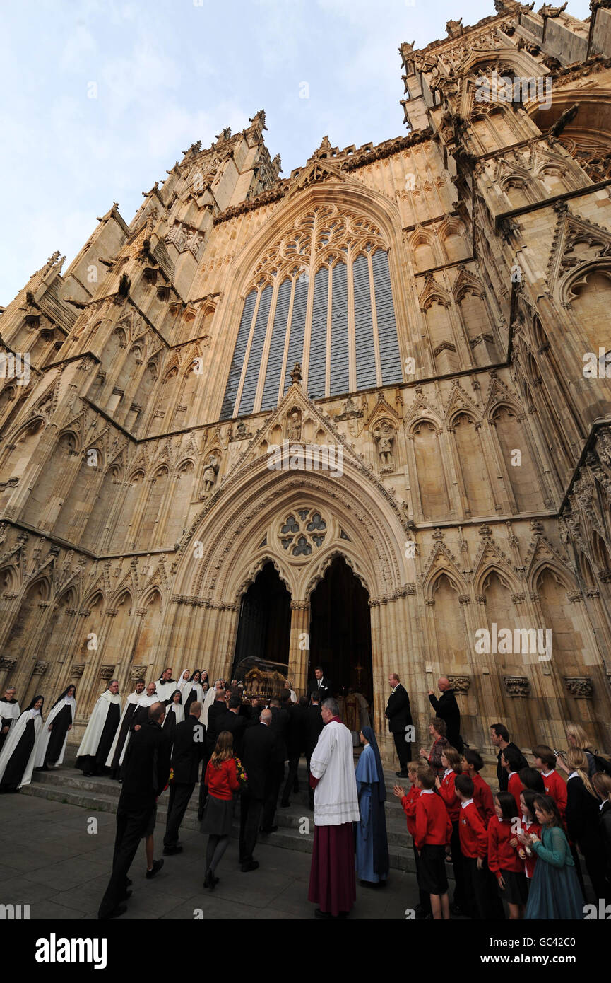 St Therese of Lisieux relics on tour Stock Photo - Alamy