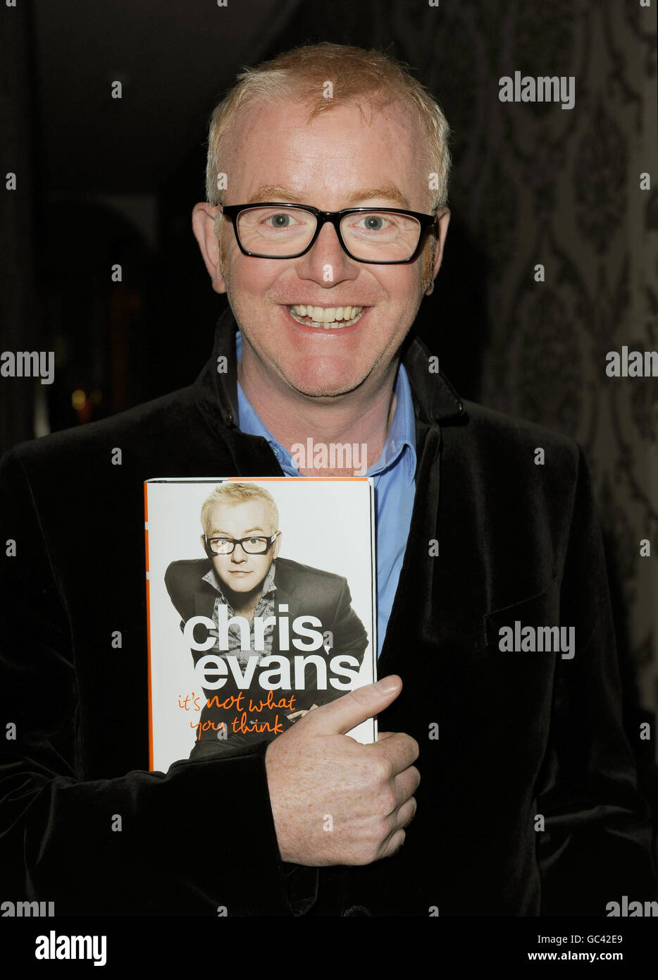 Chris Evans autobiography launch party - London Stock Photo
