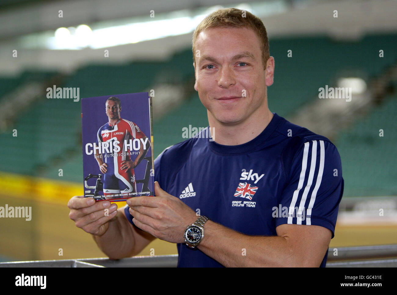 Cycling - Launch of Chris Hoy's Autobiography - Manchester Velodrome Stock Photo