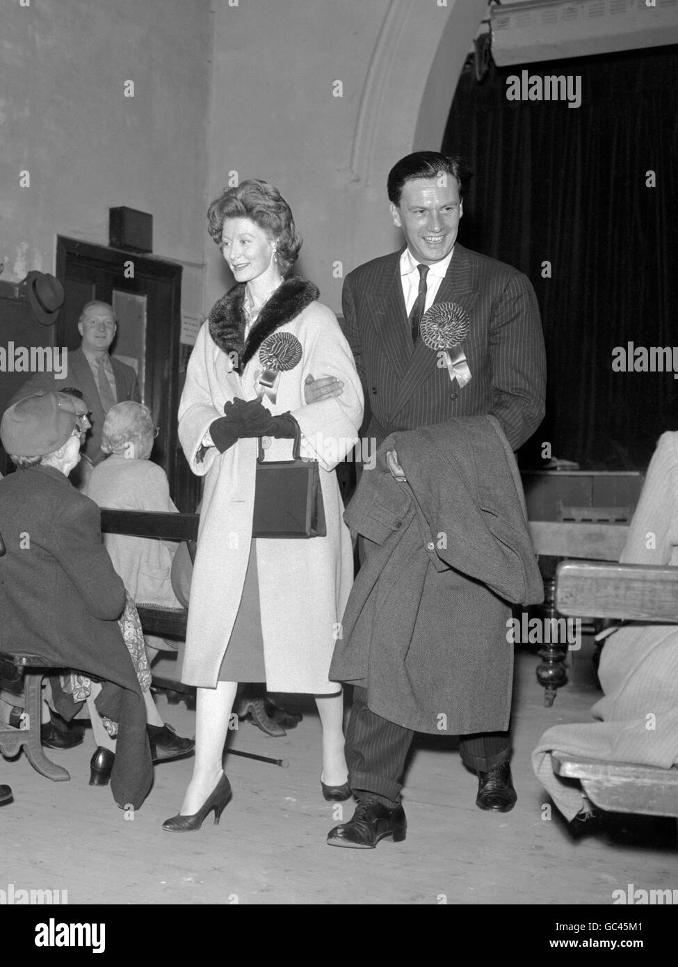 Politics 1959 General Election Campaign Stock Photo Alamy