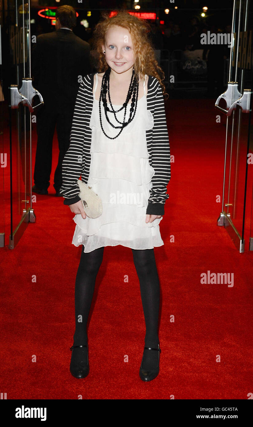 Edie martin arrives at the premiere of bright star hi-res stock ...