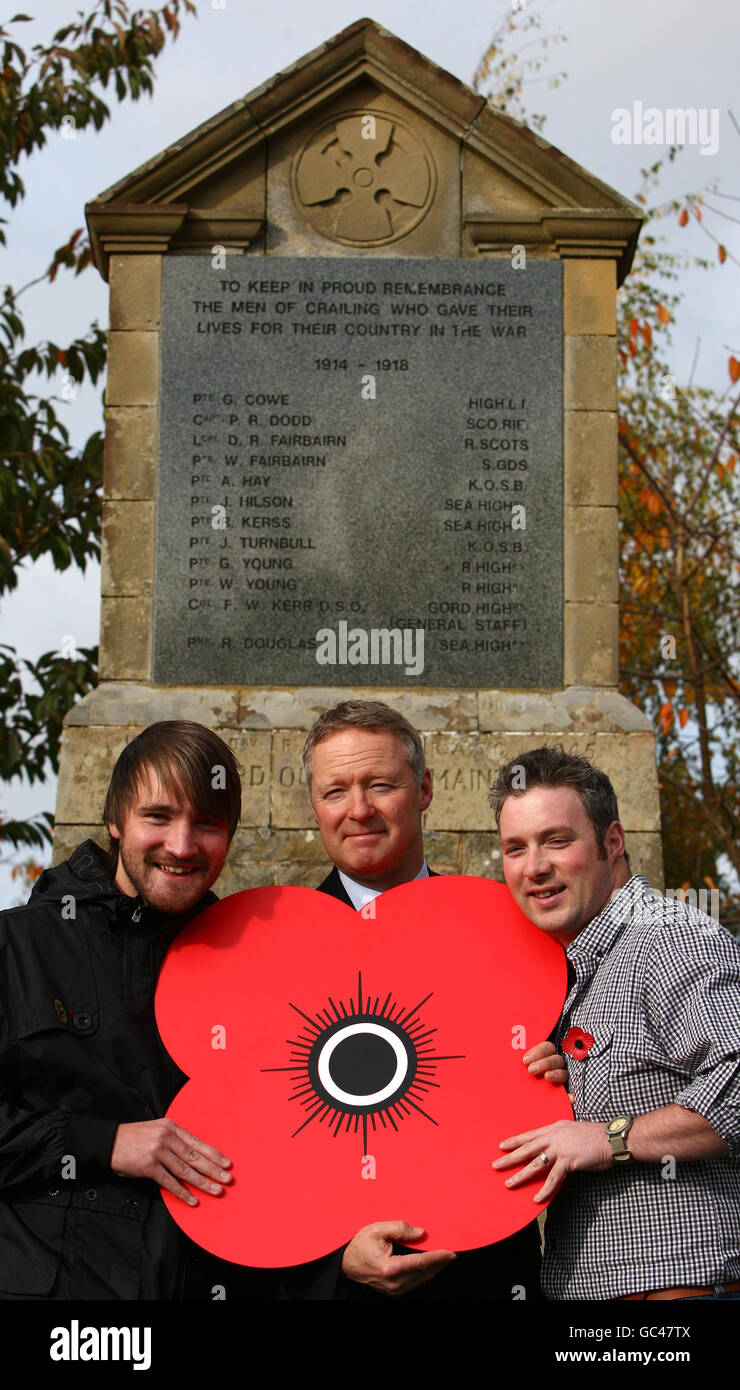 Launch of Poppyscotland's Scottish Poppy Appeal Stock Photo Alamy