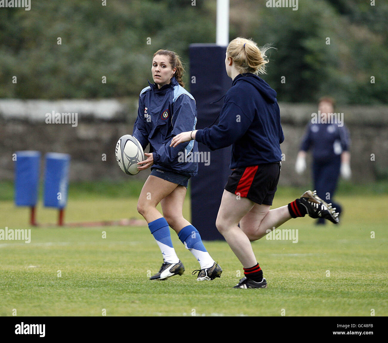Rugby Union Scotland Women's National Rugby Team Training Stock