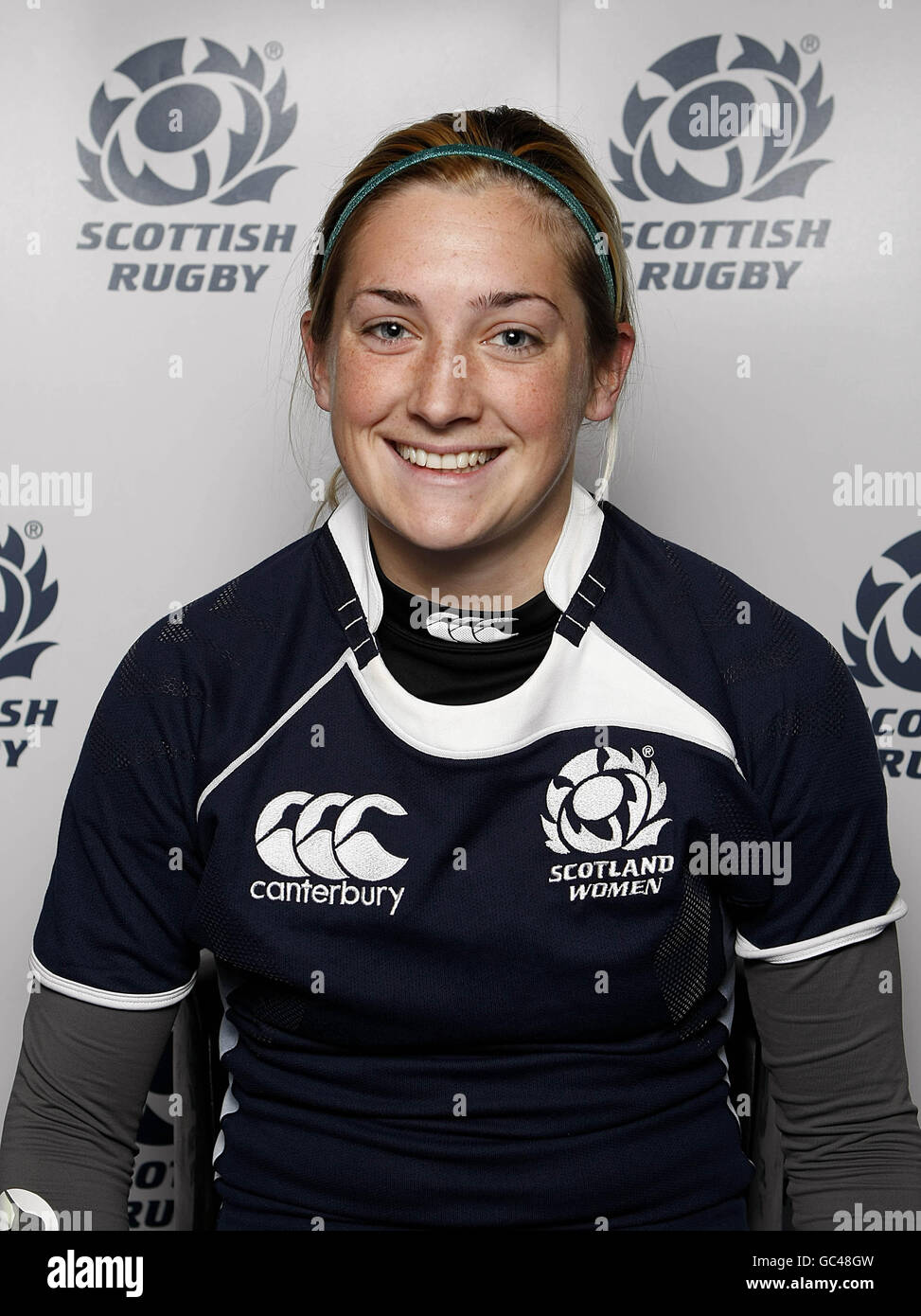 Rugby union scotland womens photocall hires stock photography and