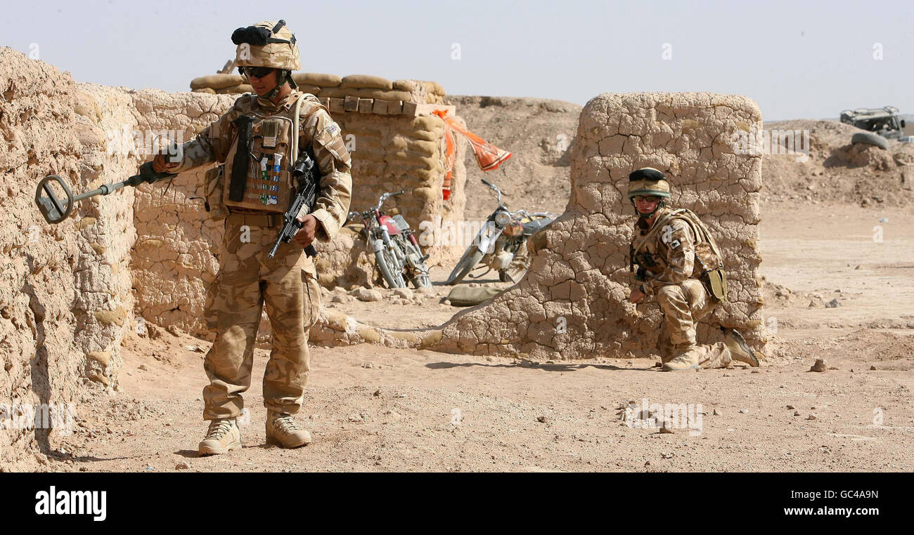 Troops in Afghanistan Stock Photo