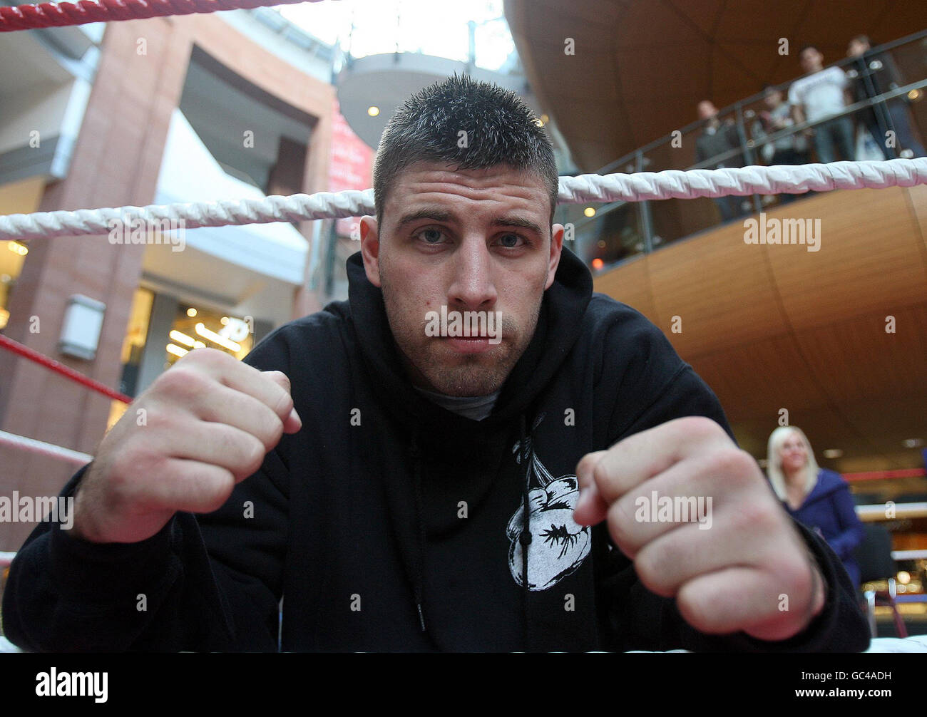 Martin Rogan Boxer Boxing - Martin Rogan and Sam Sexton Work Out - Victoria Square ...