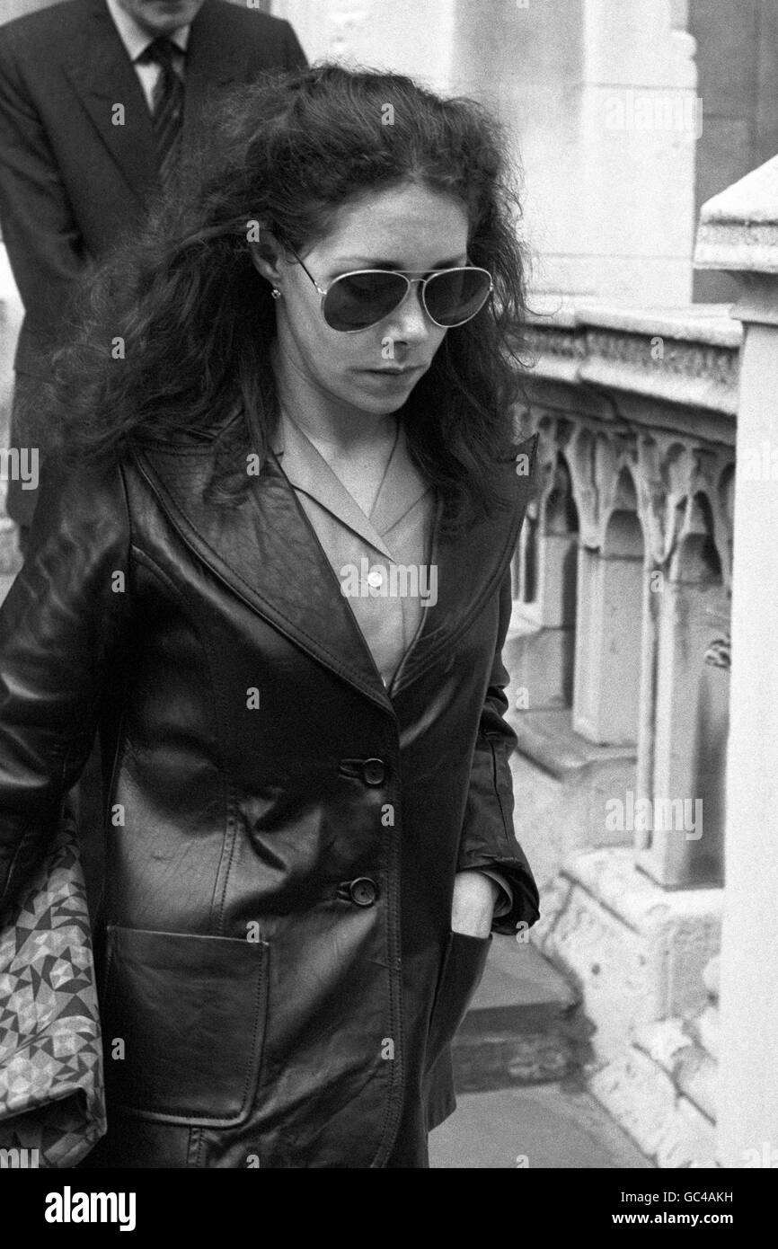 SONIA SUTCLIFFE, WIFE OF YORKSHIRE RIPPER PETER, IN LONDON. Stock Photo