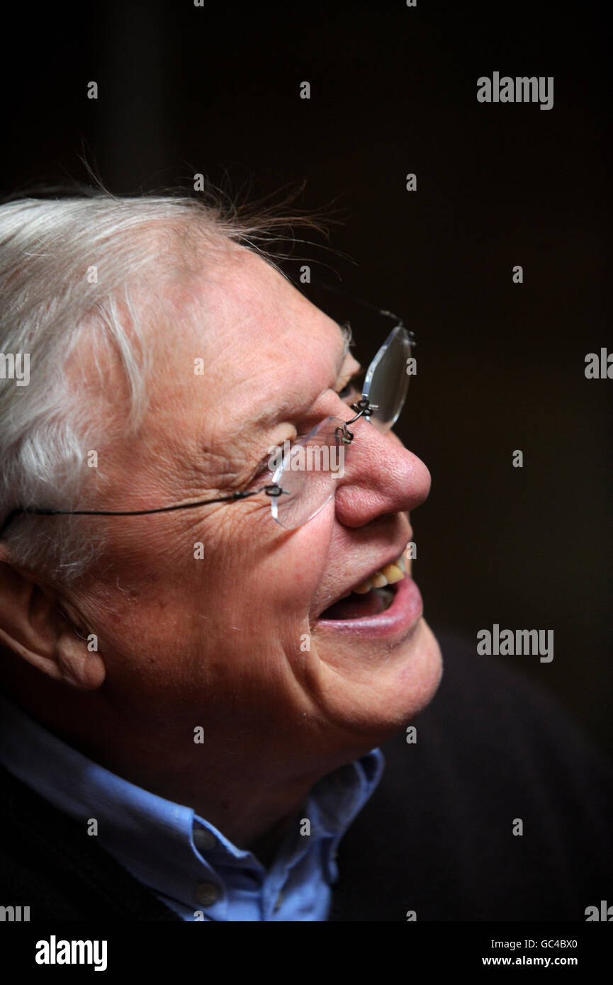 Sir David Attenborough book signing London Stock Photo Alamy