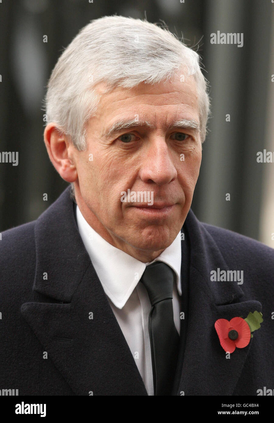 Justice secretary jack straw arrives at westminster abbey hires stock