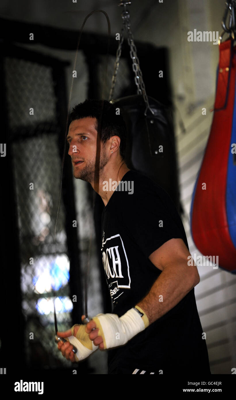 Boxing Carl Froch Photocall Liberty Gym Nottingham. Carl Froch