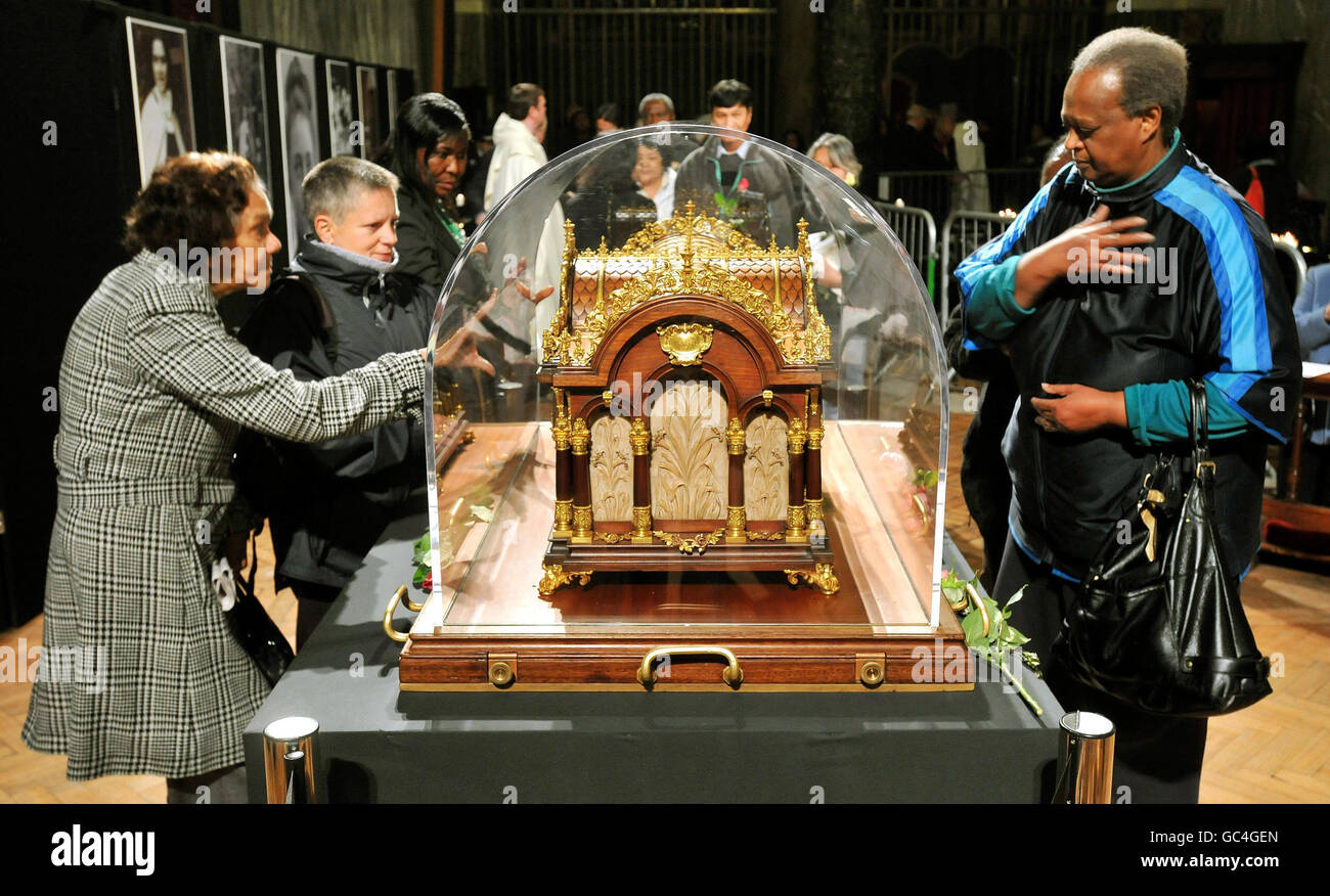 St Therese of Lisieux relics on tour Stock Photo - Alamy