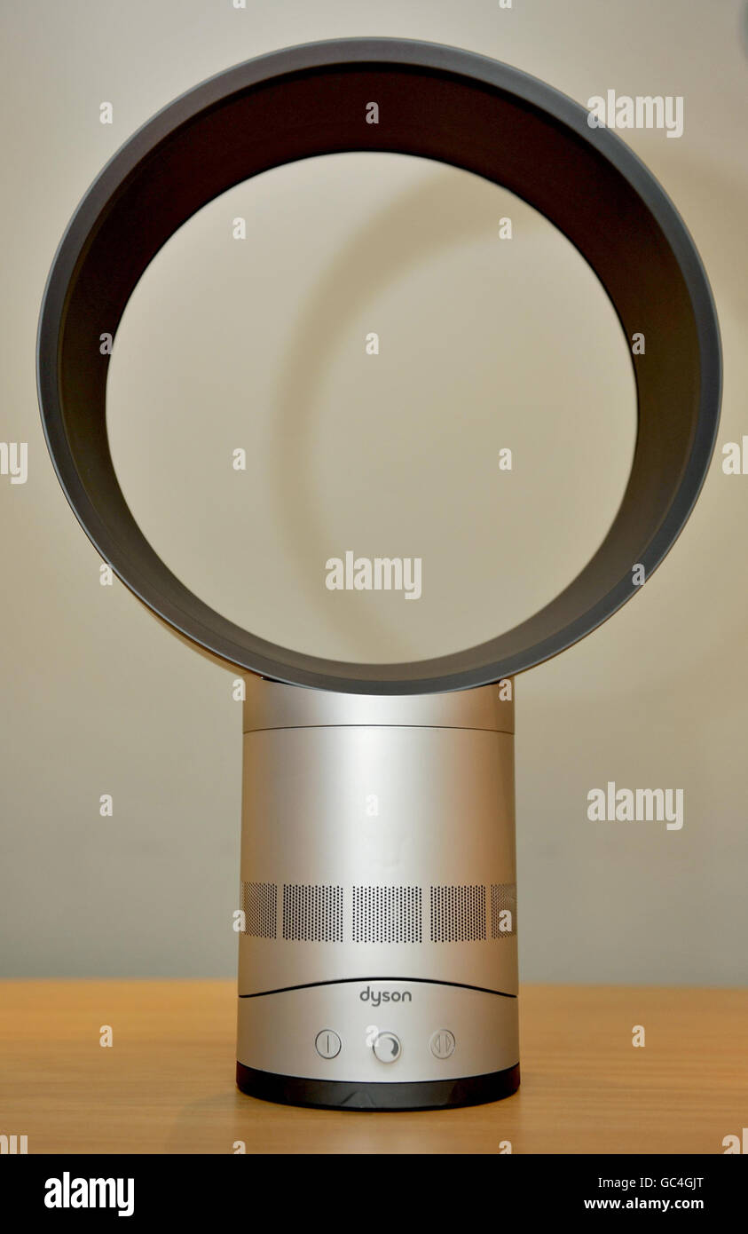 Dyson launches bladeless fan Stock Photo Alamy