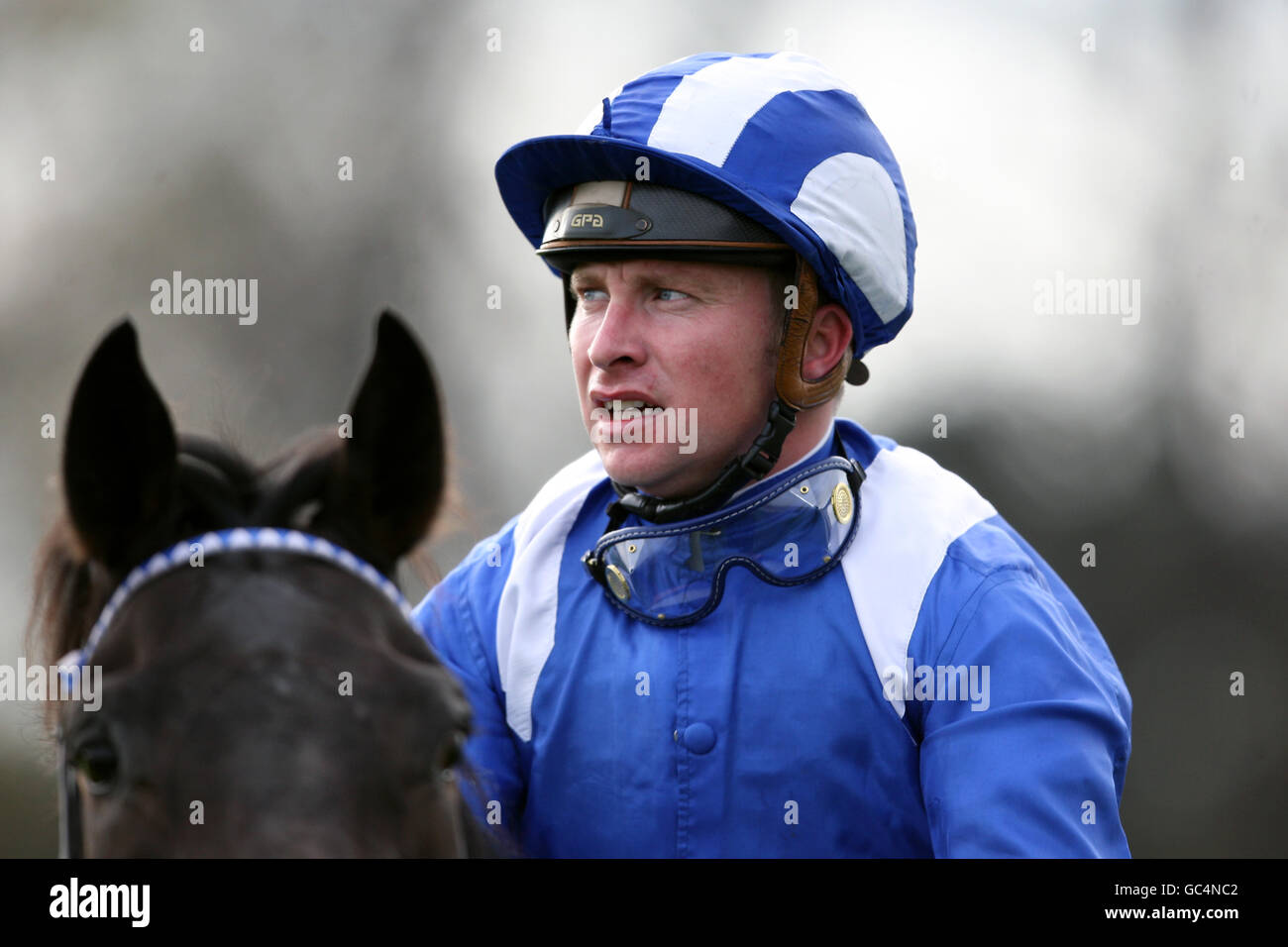 Horse racing the racing post trophy day one doncaster racecourse hi-res ...
