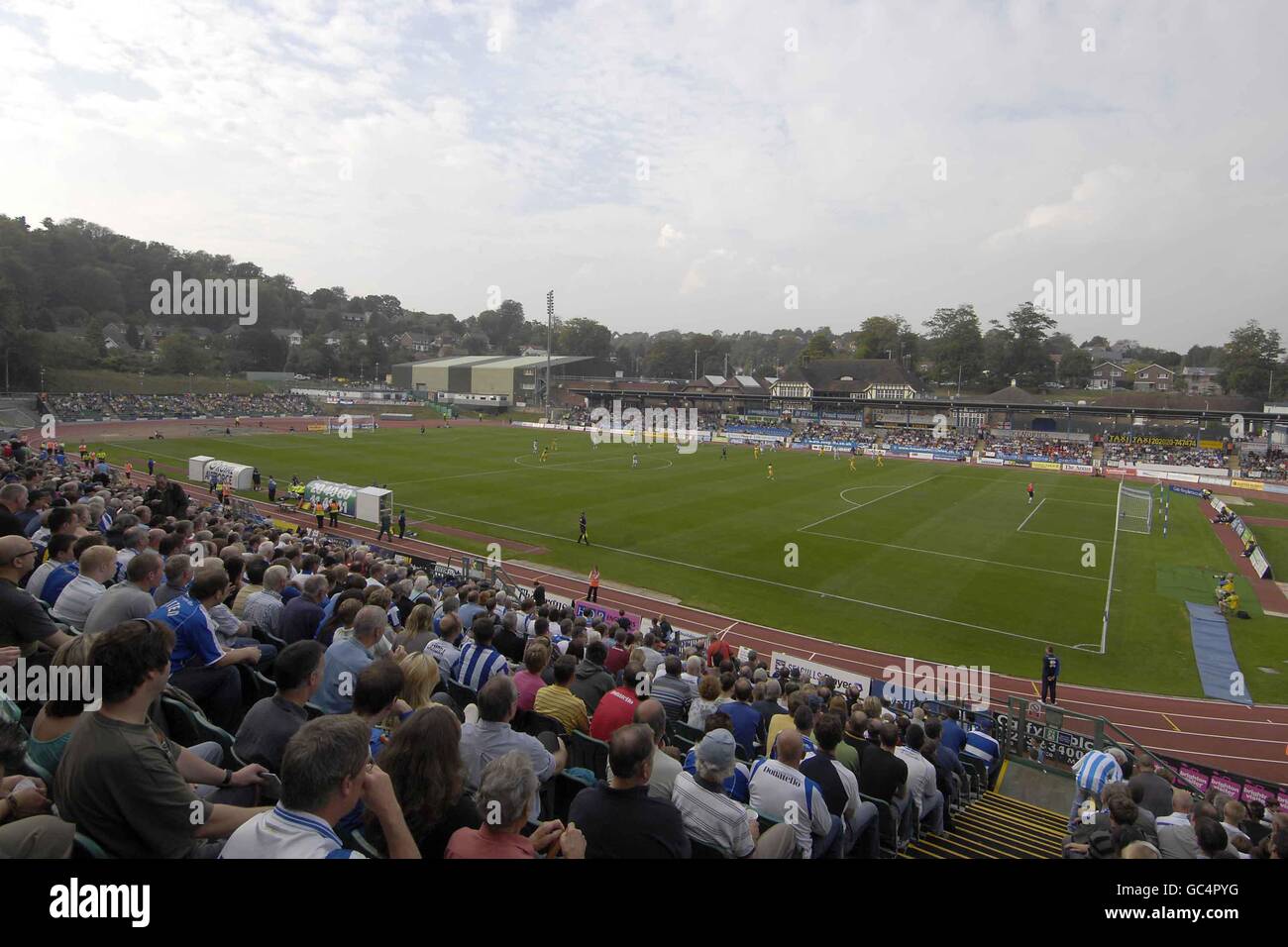 General view of the withdean stadium hi-res stock photography and