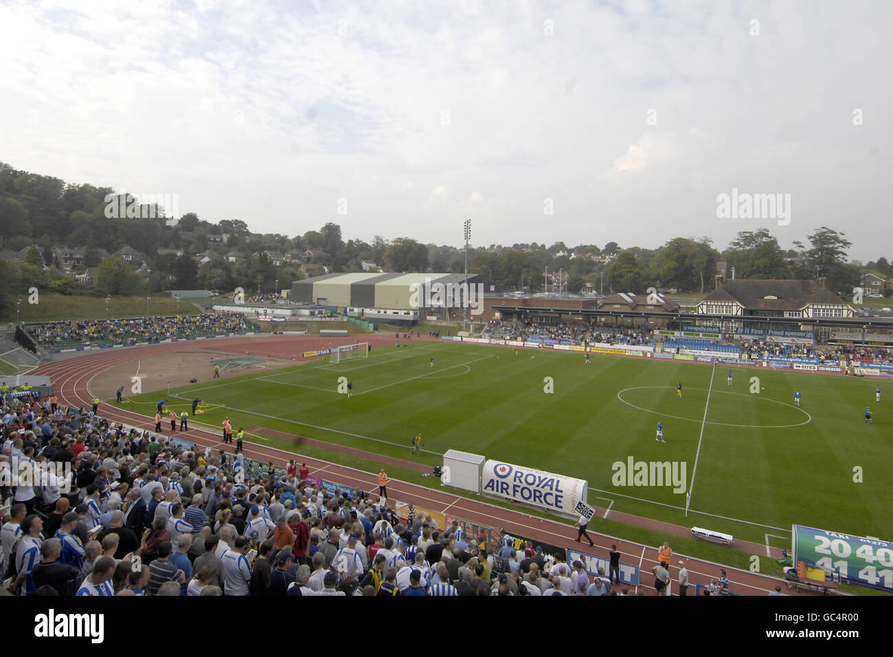 General view of the withdean stadium hi-res stock photography and
