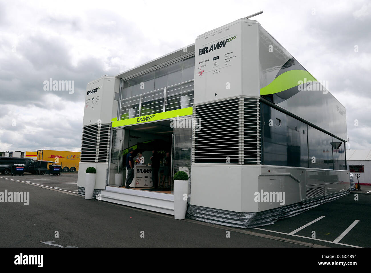 Motor Racing Formula One World Championship British Grand Prix Paddock Day Silverstone