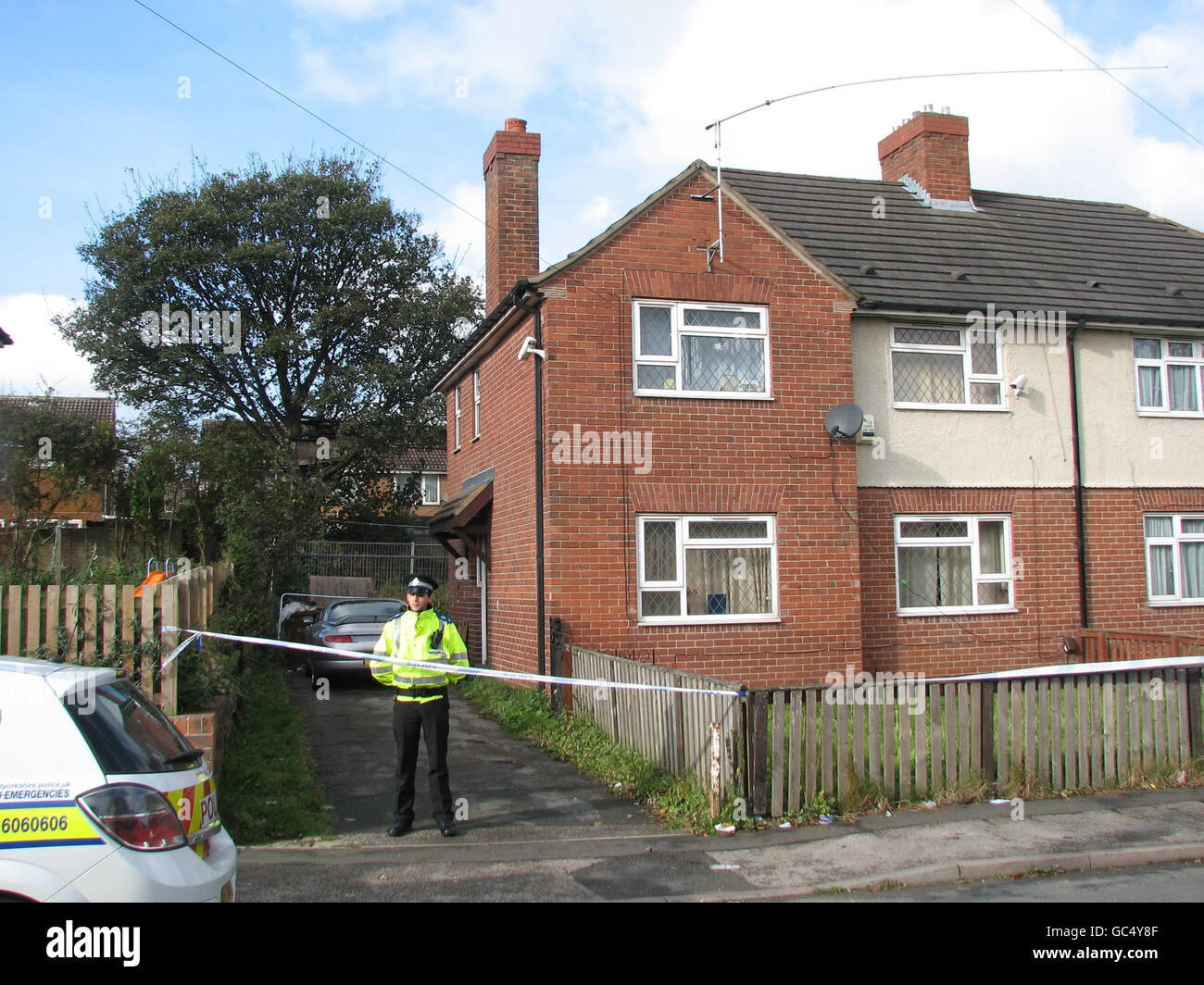 General view of a house in Drighlington, near Bradford, West Yorkshire