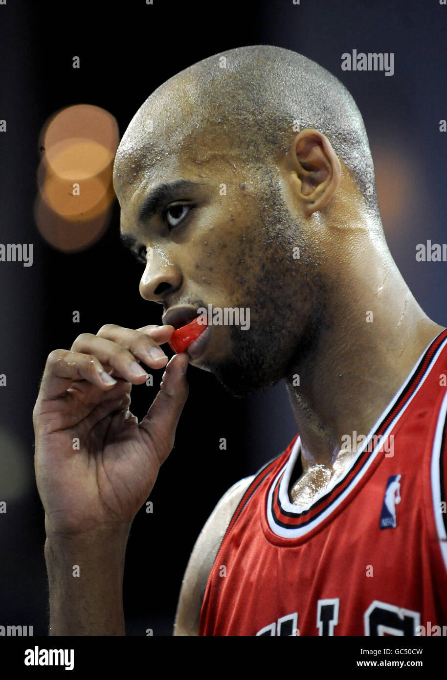 Basketball NBA Europe Chicago Bulls v Utah Jazz O2 Arena Stock